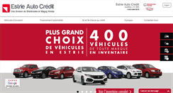 Desktop Screenshot of estrieautocredit.com